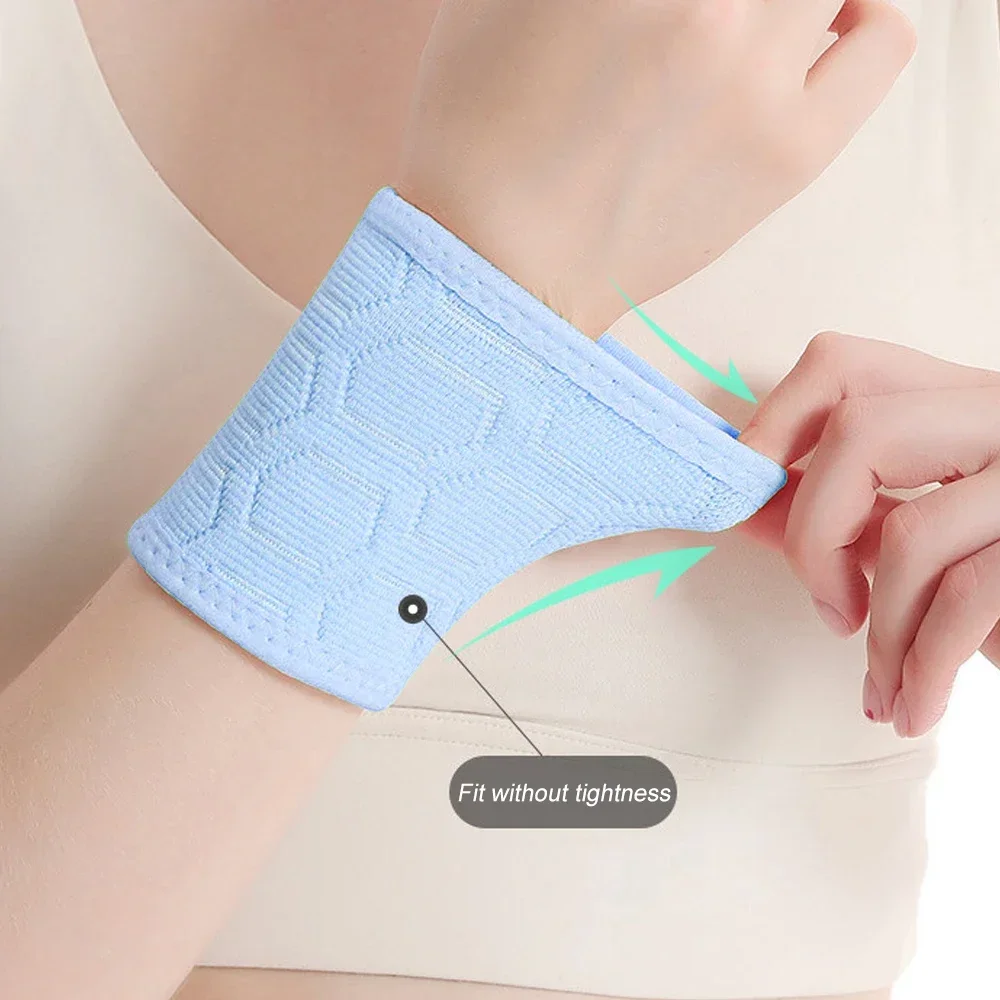 Men Women Wrist Sweatband Tennis Sport Wristband Volleyball Gym Tennis Wrist Brace Support Sweat Band Towel Bracelet Protector