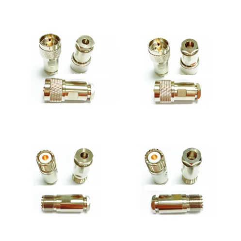 Connector UHF SO239 Female /Male Clamp RG58 /5DFB/ RG8 LMR400 7D-FB RG213 Cable RF Coaxial  Connector Adapters