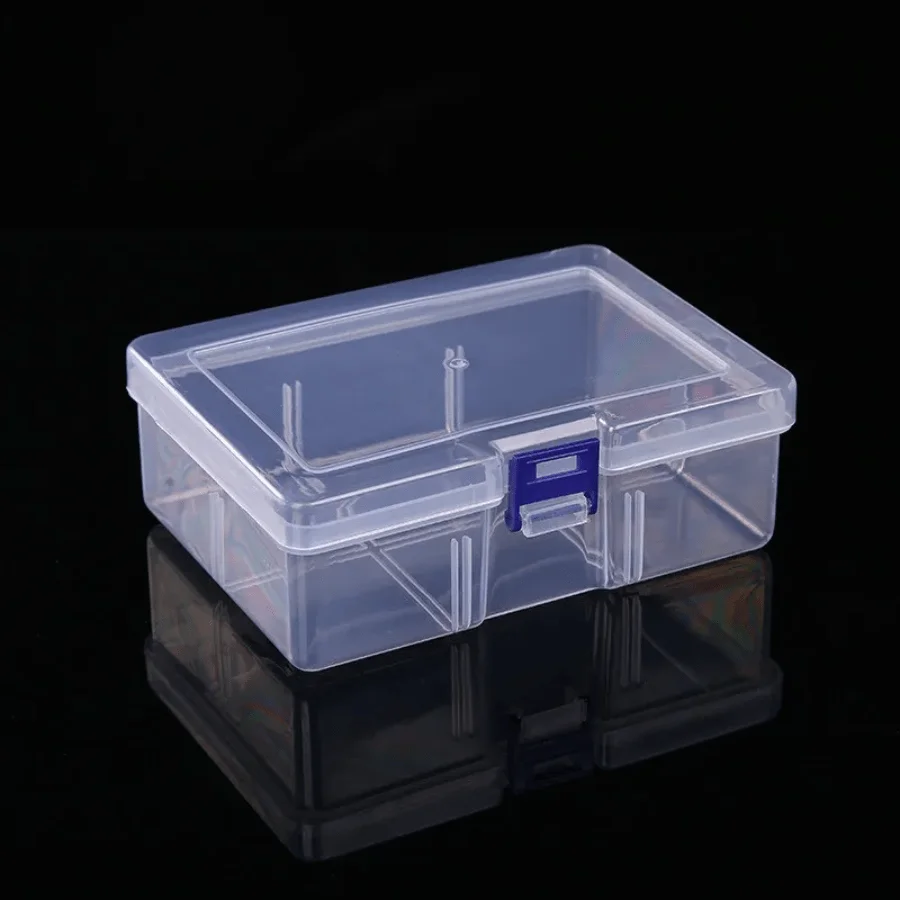 

Transparent Plastic Storage Box Korean Idol Photocards Holder Desk Storage Organizer Classification Box Stationery