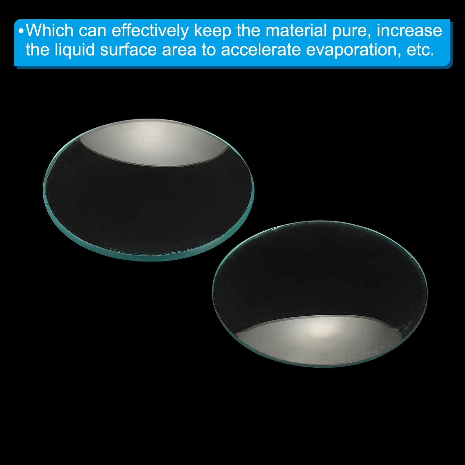8/10/15 قطعة ساعة المختبر طبق زجاجي 50/60/70/80/90/100/120 مللي متر غطاء الكوب طبق التبخر حواف ناعمة قوس مشطب للمختبر #4