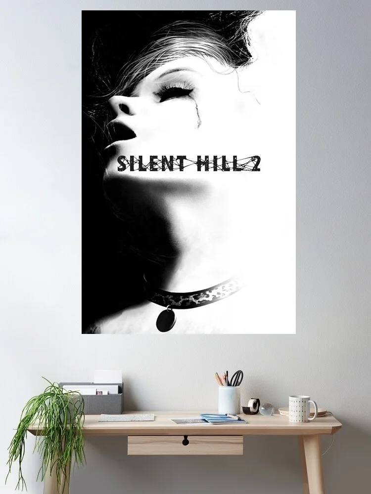 Silent Hill 2 Game,Art Film Print Silk Poster,For Living Room Decor Home Wall Picture