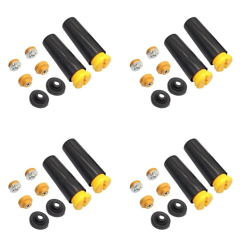 ABXN-4X Fit For BMW E90 E92 E93 E82 Car Rear Upper Lower Shock Mounts Grommets & Bump Stops Kit 33526768544
