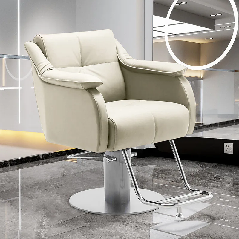 Gezichts Stylist Kappersstoelen Make-Up Ergonomische Schoonheid Kapper Kappersstoelen Comfortabele Silla Barberia Luxe Meubels