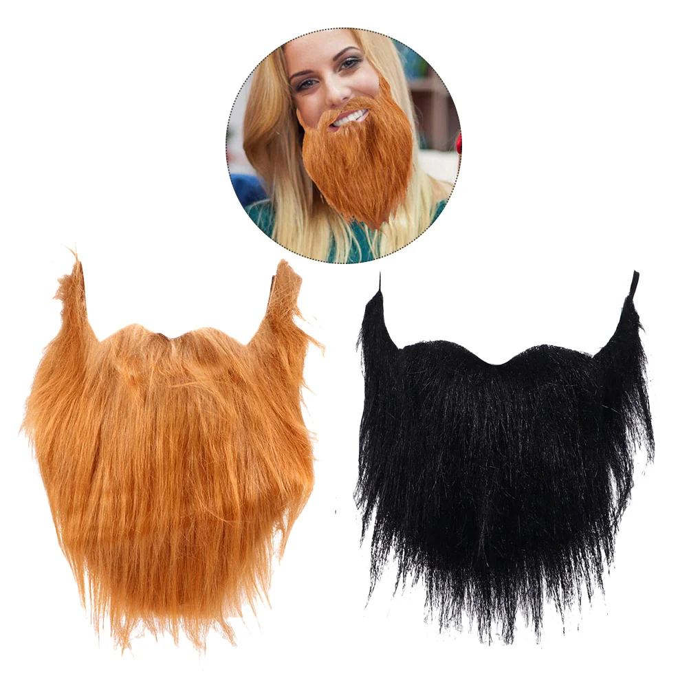 6 szt. Realistyczne sztuczne brody męskie na Halloween, kostium, cosplay, włosy na twarz, akcesoria imprezowe, wąsy, rekwizyty do odgrywania ról