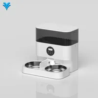 Xianchanpet Smart App Remote Camera Control 5l Double Stainless Steel Bowls Auto Pet Food Feeder Smart Interactive Pet Dispenser