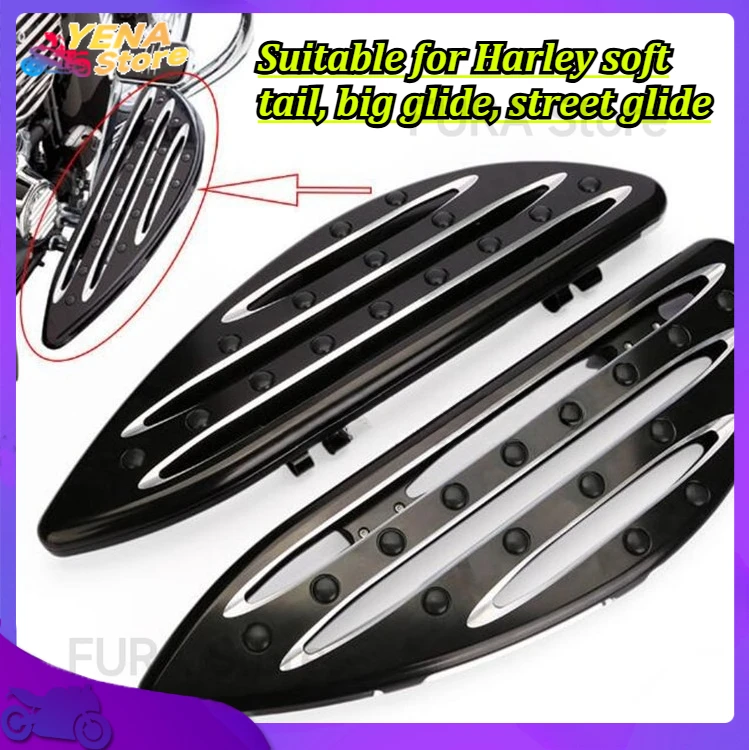 

Suitable for Harley soft tail, big glide, street glide, road king motorcycles with footrests and front foot pegs