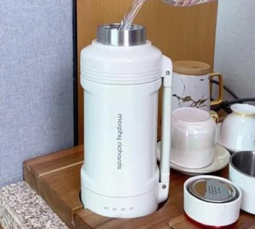 110V/220V Portable Electric Kettle with Temperature Control for Travel and Office FC
