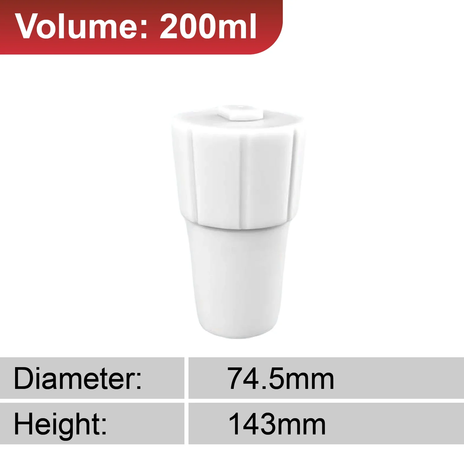 PTFE Microwave Digestion Vessel Teflon COD Digestion Cup Acid Resistant Reaction Vessel Screw Cap 30ml 50ml 100ml