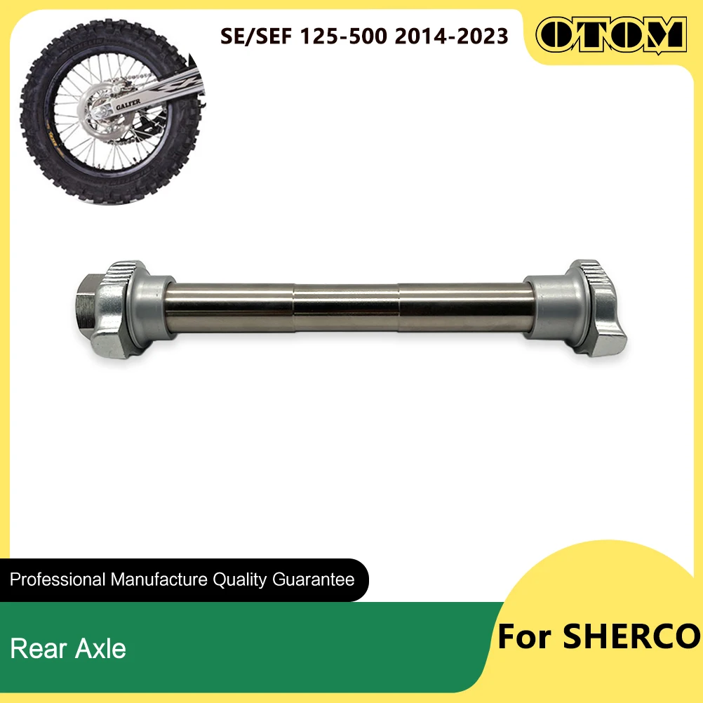 

OTOM 2014-2023 Motorcycle Rear Axle Spacer Chain Tensioner Kit Wheel Hub Shaft Nut Block Adjuster For SHERCO SE SEF 125 250 300