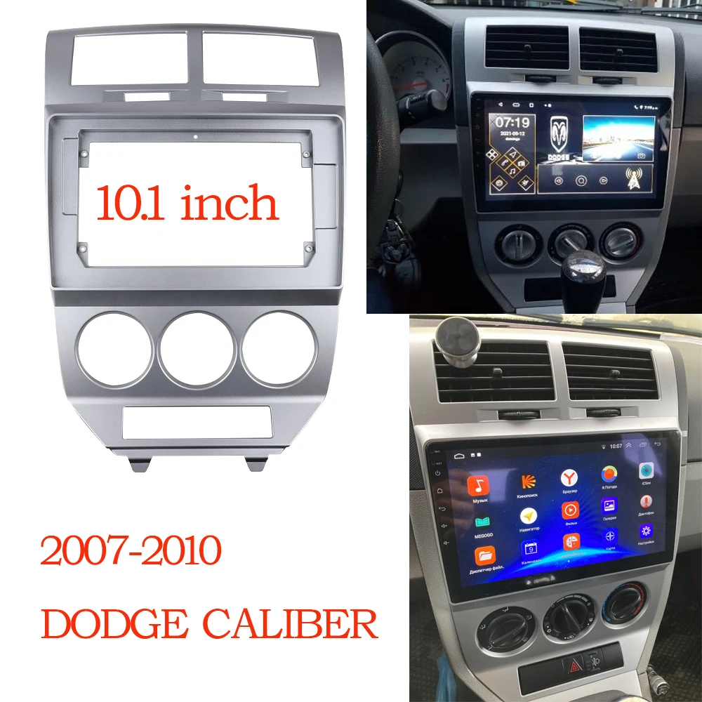 10,1 cala dla DODGE CALIBER 2007-2010 2 Din Radio samochodowe Stereo GPS MP5 Nawigacja Android Odtwarzacz Fascia Dash Frame