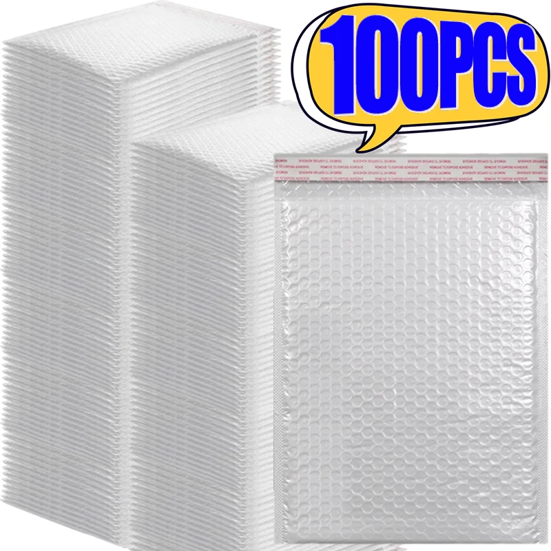 XR Bubble Lesser Sac Cadeau Rembourré Auto-Scellant, Blanc, Emballage, Enveloppe, Livre, Expédition, GT, 100, 10Pcs