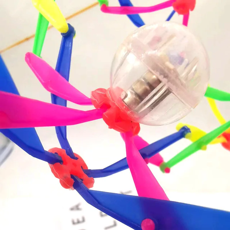 Palla magica elastica Fiore espandibile Giocattolo Genitore Bambino Divertimento interattivo Crescita restringente Palla da lancio a mano Sport all'aria aperta al coperto