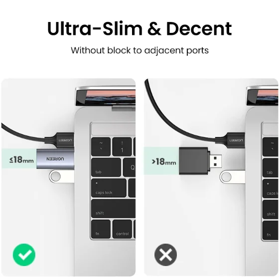 UGREEN USB a conector de audio Tarjeta de sonido externa USB Adaptador de audio de 3,5 mm Adaptador de auriculares 2 en 1 USB a Aux TRRS