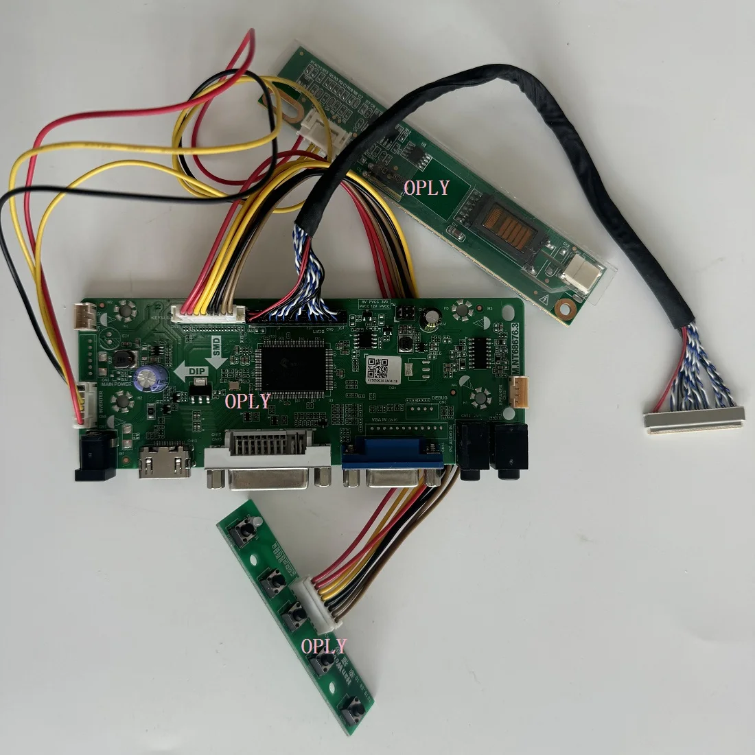 M.NT68676 HDMI-compatible VGA DVI Controller board kit for LP154WX5 LQ154K1LB1B 1280X800 15.4