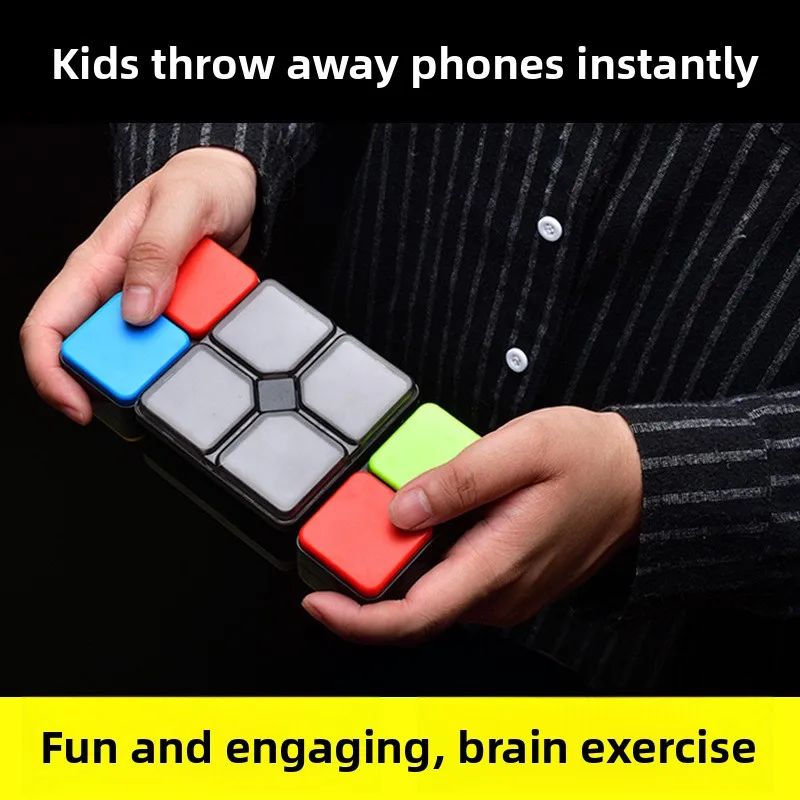 Cubo musicale transfrontaliero Oonies Flipslide Gioco elettronico portatile Rompicapo Giocattolo per ragazzi e ragazze di età inferiore a 4 anni