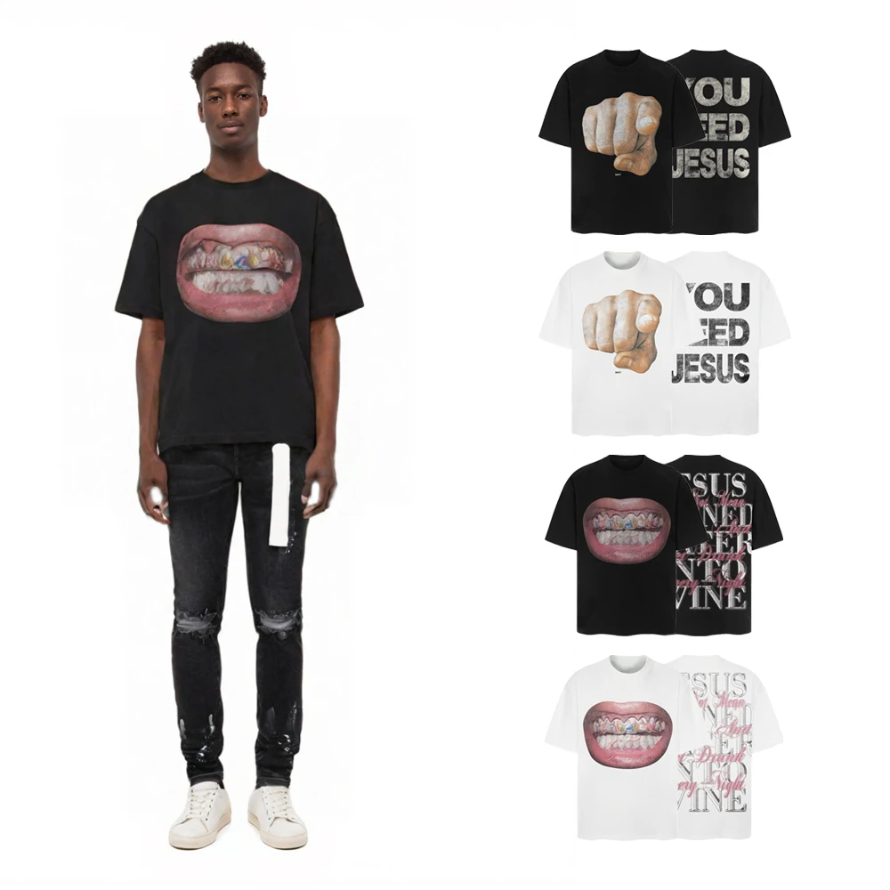 

Новая мужская одежда Y2k, уличная одежда, футболки с графическим принтом Saint, хип-хоп, уличный стиль, повседневная хлопковая футболка в стиле ретро, черная футболка с короткими рукавами