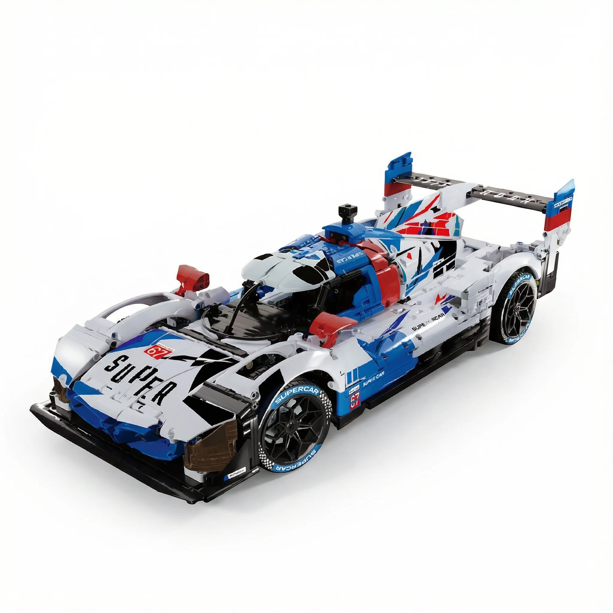 Technische 1:8 Le Mans Supercar Bouwstenen Sport Racewagen Voertuig Assemblage Baksteenmodel Kit Speelgoed Volwassenen Kind Cadeau 3159PCS