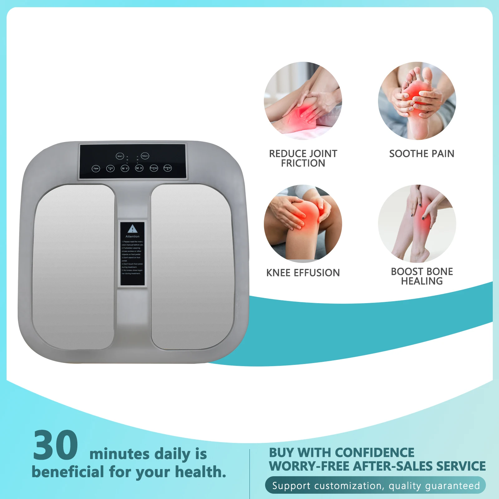 Terahertz P90 Biological Energy Meter Therapy Magnetic Float Foot Spa Massage Device Health Care Leg Pain Therapy Instrument