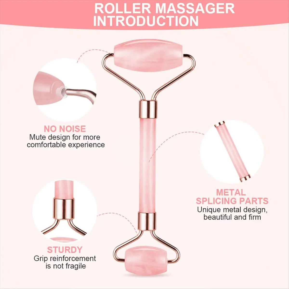 MSOR New Gua Sha Tools Jade Roller Set Gua Sha Stone Set for Skin Care for Reducing Puffiness and Improving Wrinkles