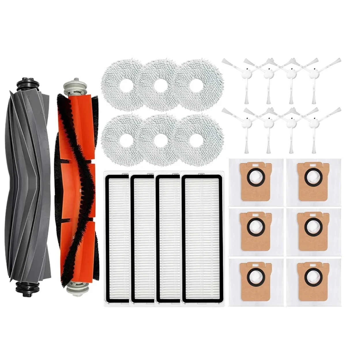 Untuk Robot vakum X10 + X10 Plus B101GL suku cadang aksesoris Hepa Filter debu kantong lap pel berdiri kotak debu