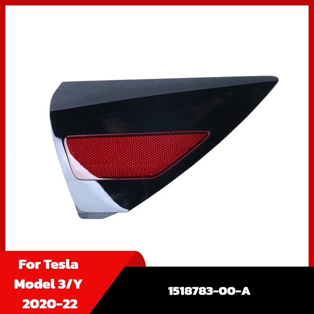 

1518783-00-A Rear Right Reflector Light Quarter Panel Rear Right Trim Panel Charging Port Cover Side for Tesla Model 3/Y 2020-22
