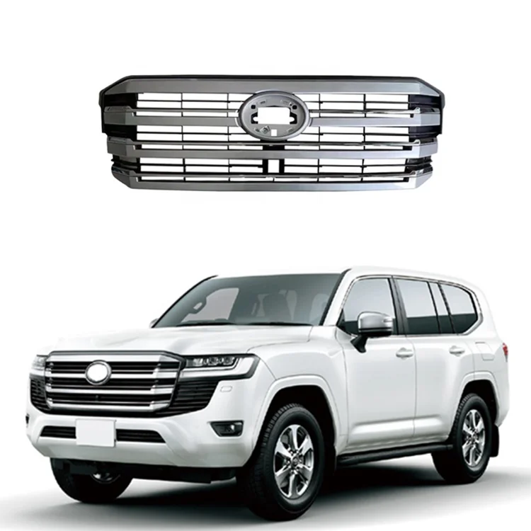 

Modified lc300 Off Road Front Bumper Grill With Light For Toyota Land Cruiser LC300 Upgrade