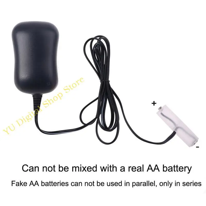 

96BA UK to AA Battery Cable Replace 2AA to 8AA Battery for Holiday Lights Walkie Talkie Supply Cable Adapter