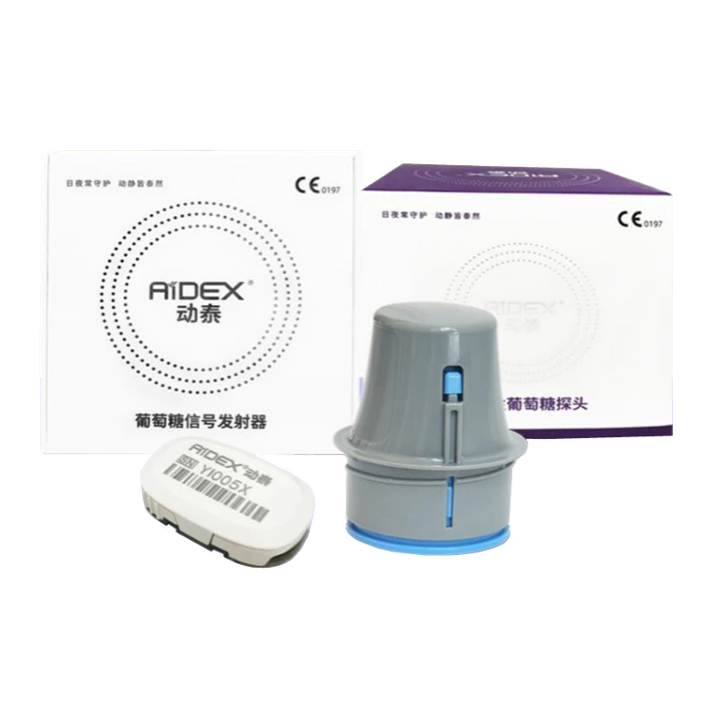 Aidex cgm glucose sensor 24h Real Time Monitoring Tester Diabetes Suger Sensor Launcher Health CGM Monitors Finger-Free