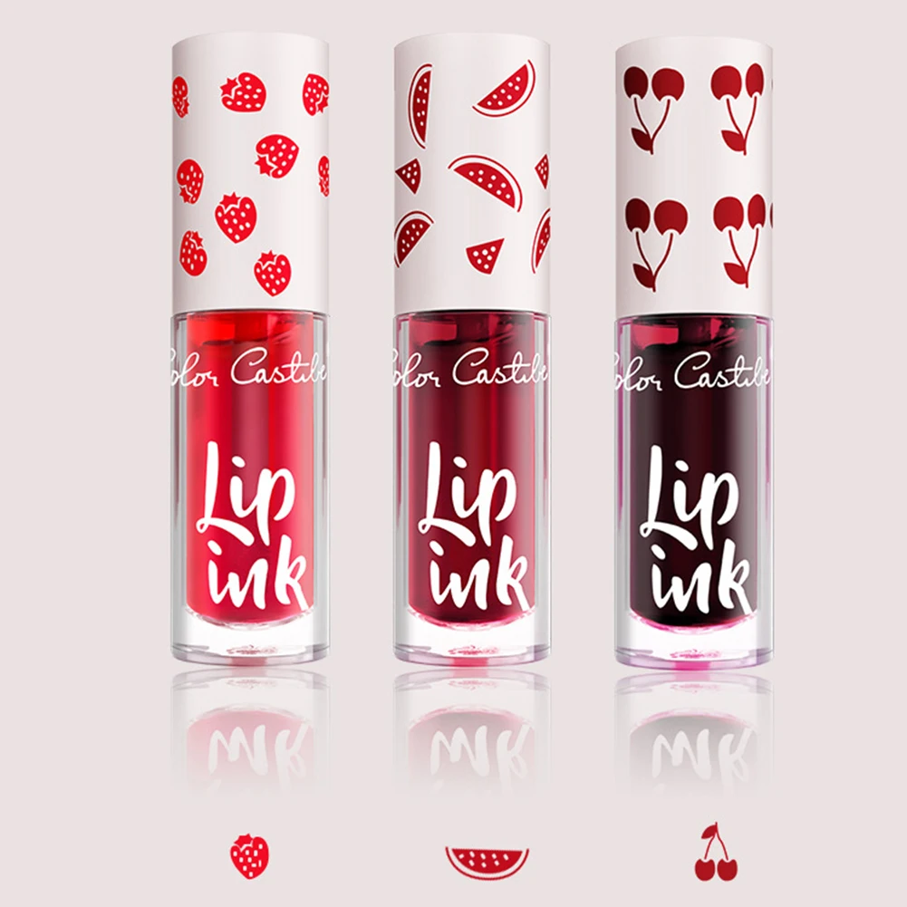 Lasting Moisturizing Matte Lip Gloss Juice Stain Velvet Liquid Lipstick Waterproof Non-stick Cup Cherry Red Pink Lip Tint Makeup