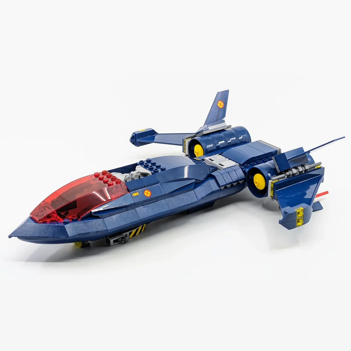 SUPERHEROES X-JET 97 Heroes X-MEN Battle Aircraft Blackbird Airforce SR-71 Plane Spaceship Model Building Block Bricks Toy Gift