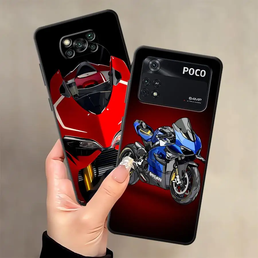 حافظة رائعة DD-ucatieS-Is لهاتف Xiaomi Poco C40 C71 C50 C75 F1 F3 M5 C61 X3 X4 X5 X7 Pro M3 M4 M7 Pro غطاء هاتف ناعم أسود