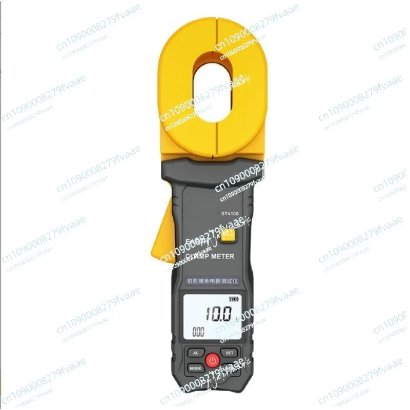 

ST4100 Digital LCD Clamp Ground Resistance Meter Ground Earth Resistance Meter Tester Resistance range 0.010~500Ω Data Storage