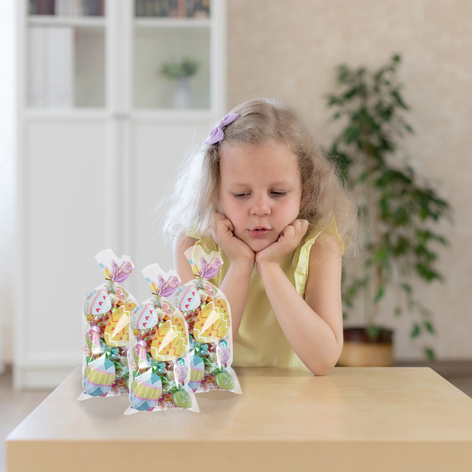 

Праздничные принадлежности, пасхальное яйцо, упаковочные пакеты для конфет, цыплята, кроликов, Opp