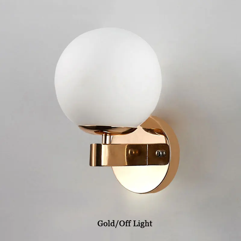 Lámpara de pared nórdica para interiores, lámpara Led creativa para dormitorio, mesita de noche, moderna y sencilla, para sala de estar, pasillo, candelabro de pared