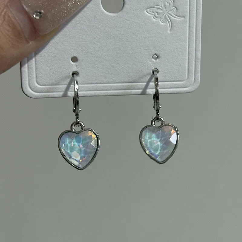 أقراط قلادة على شكل قلب صغير #1