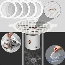 Disposable floor drain sticker  Insect and blockage prevention filter screen kitchen and bathroom sink drain plug cover stickers