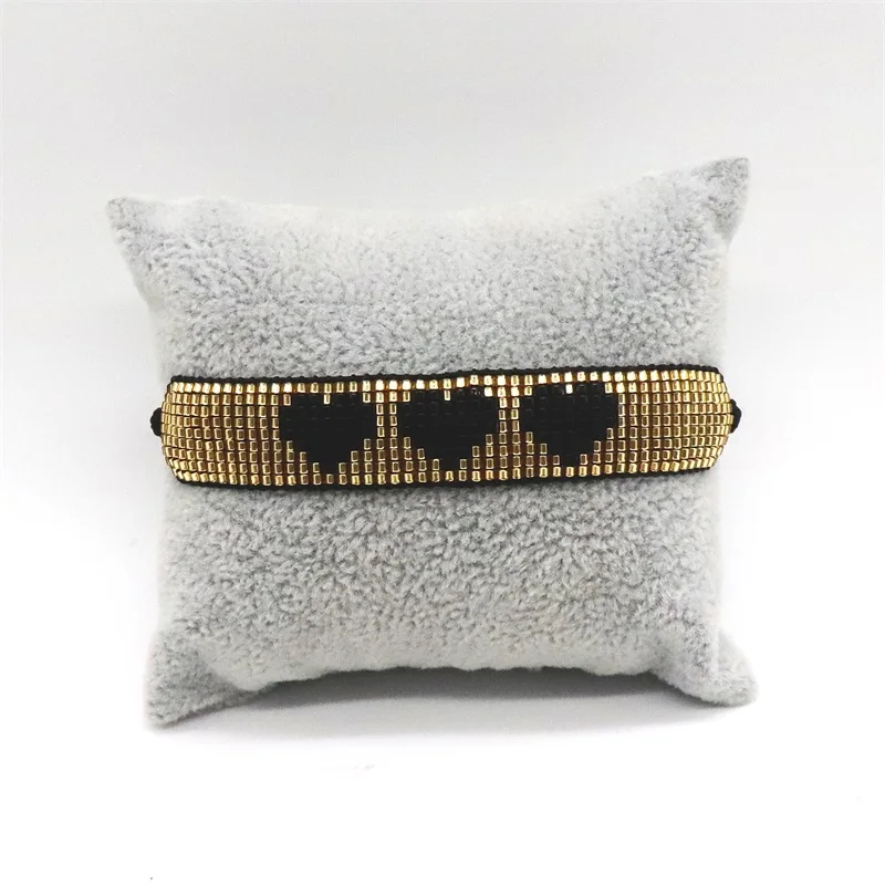 ZHONGVI بساطتها حساسة القلب أساور للنساء 2022 جديد ميوكي الخرزة سوار هدية للتعديل الأساور مجوهرات مودا