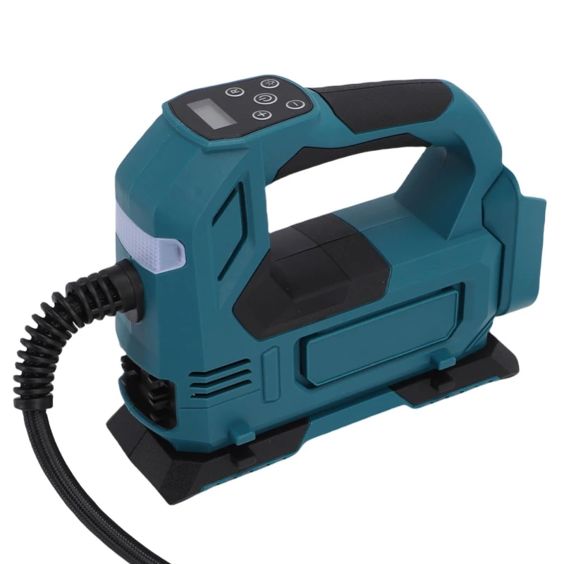 Portable Tyre Inflator Air Compressor for Makita/Milwaukee 18V Batteries Car Tyre Pump with Digital Display for Cars Sports Ball