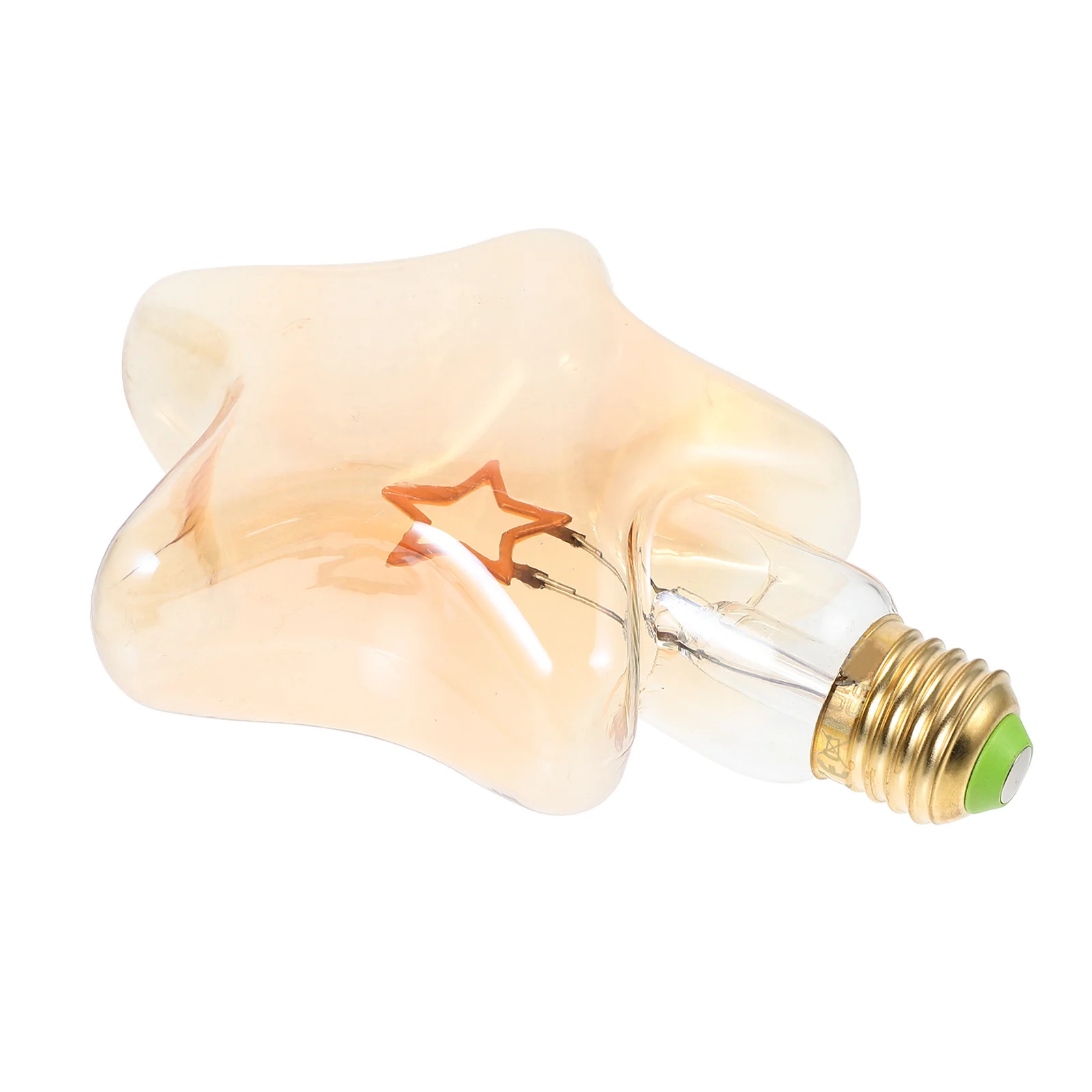 

Creative Star Shaped Light Bulb Vintage Style Amber LED for Festive Atmosphere Home Business Hotel Decoration Star Shaped Bulb