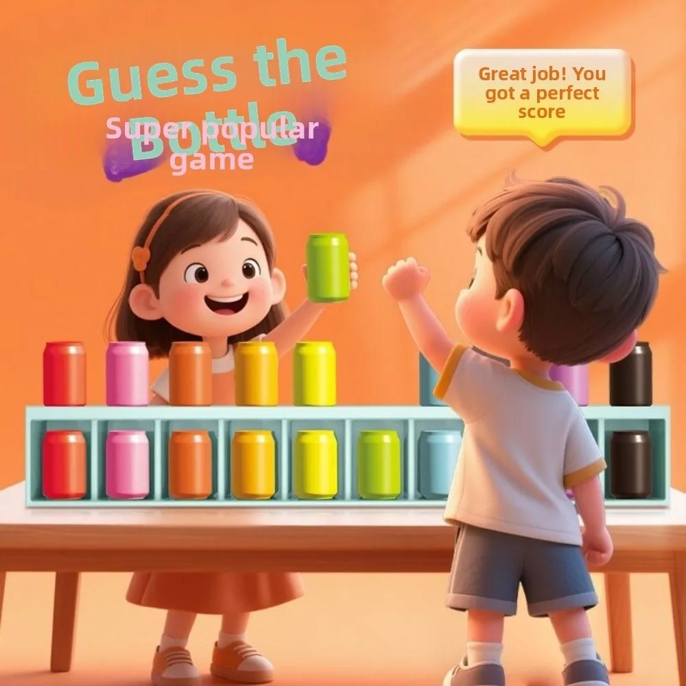 Creatief fles-matchingspel Logisch denken Vroeg onderwijs Geheugenkoppeling Spel Interactieve geheugentraining