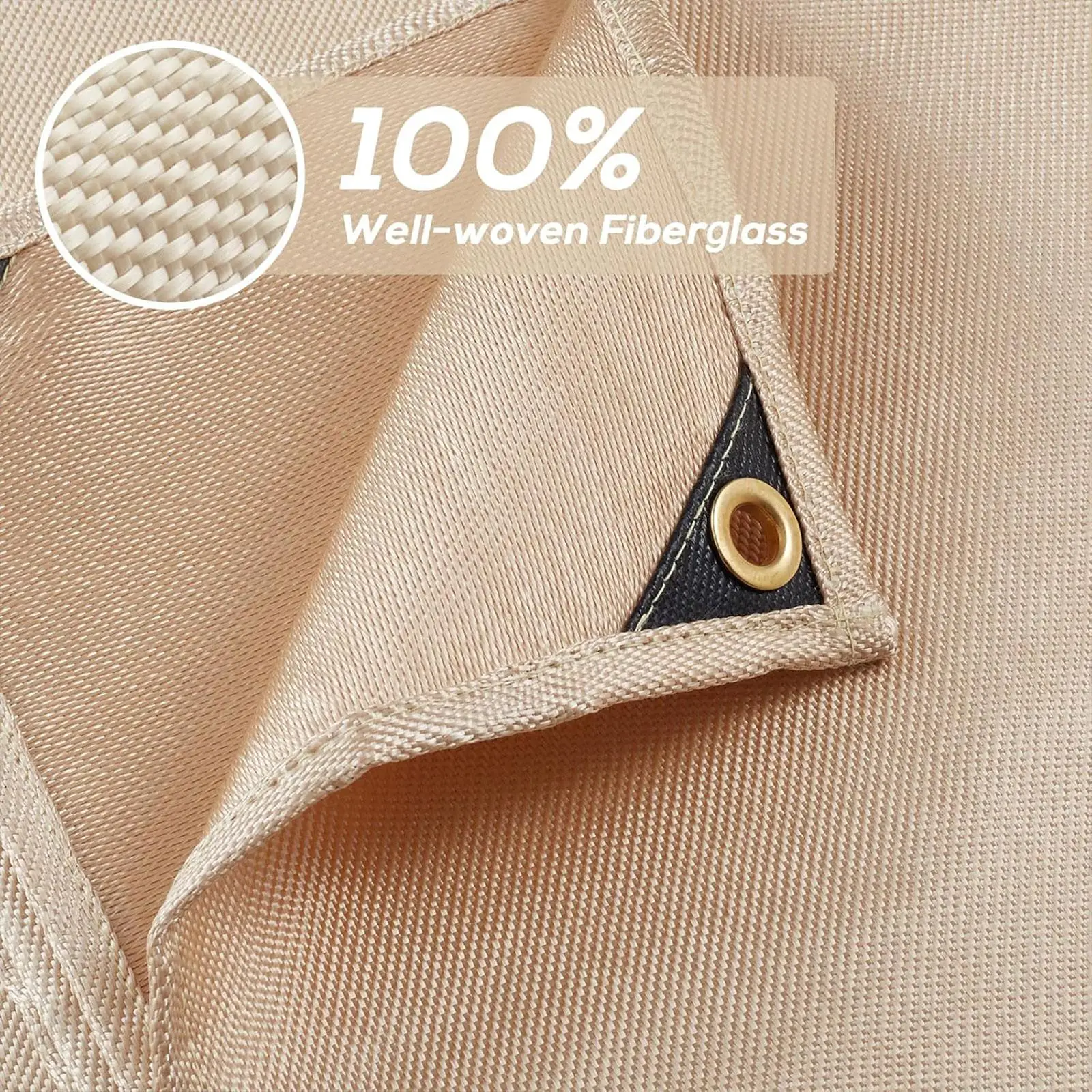 Fireproof Mat Multipurpose BBQ Protector Insulation Pad Fireproof Welding Blanket Fire Pit Mat for Picnic Floor Yard BBQ Outdoor
