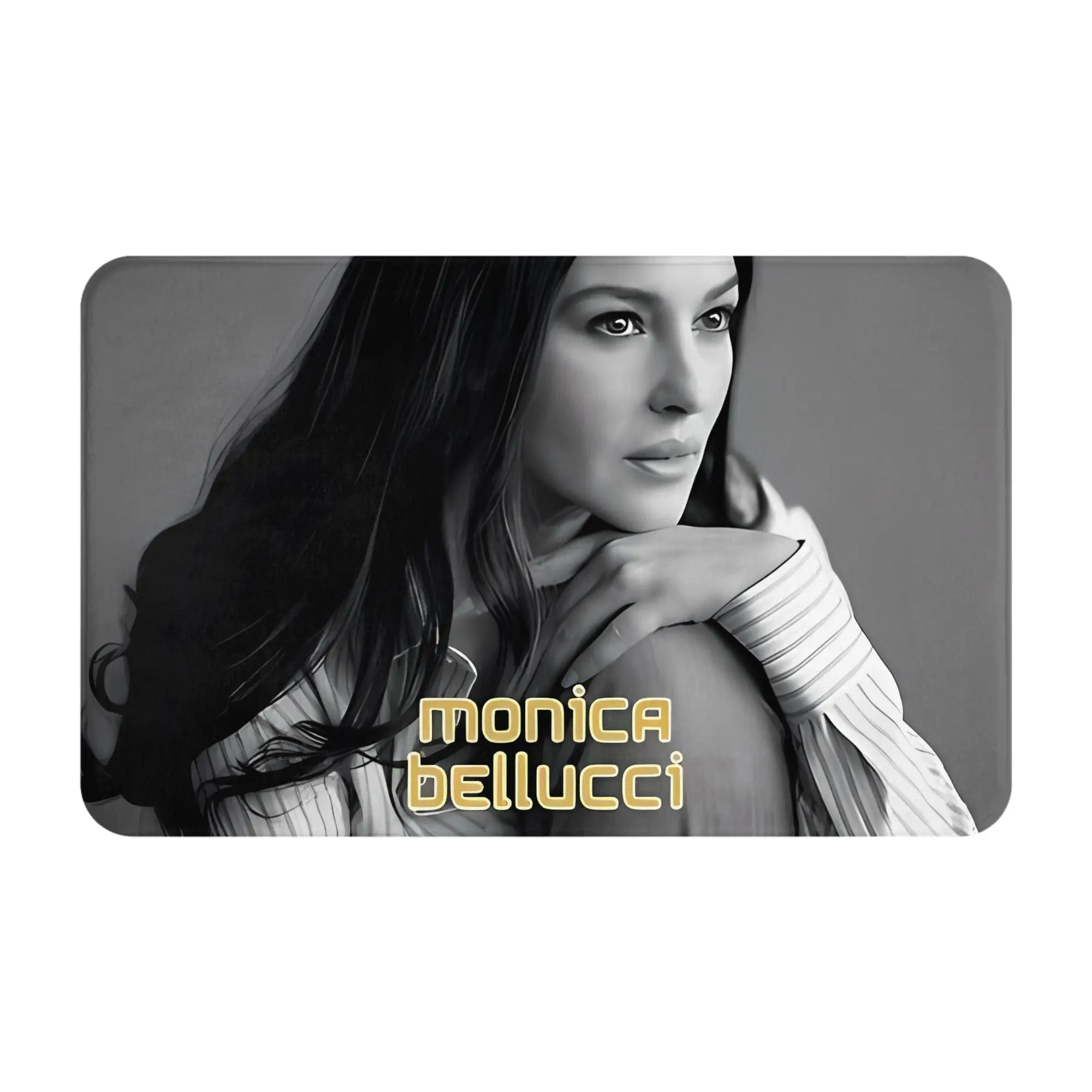 Monica Bellucci 2 Weihnachtsdekorationen, Schlafzimmermatte, Monica Bellucci Fußmatte, Küchenteppich, Outdoor-Teppich, Heimdekoration