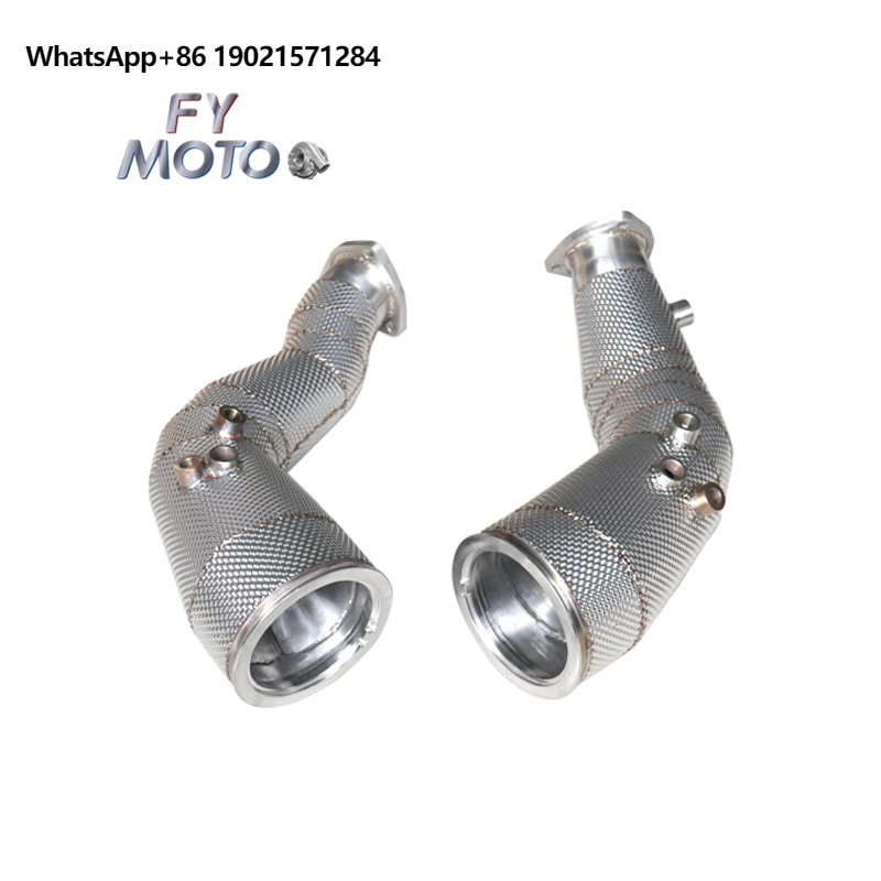 

For RS6 RS7 C8 4.0 TFSI V8 2022+ with opf with heat shield downpipe