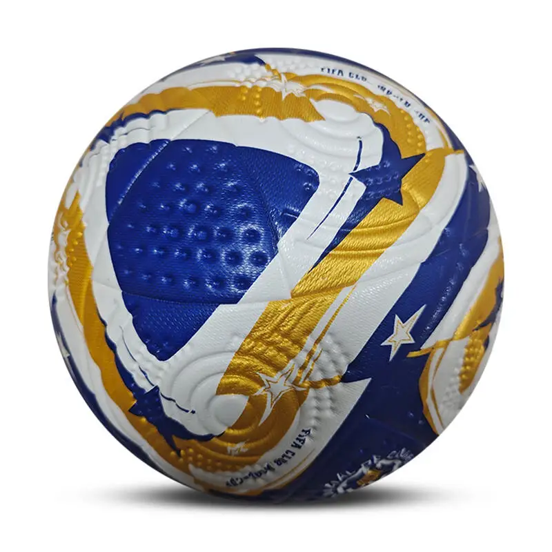 公式試合サッカーサイズ 5 耐久性のある PU レザーサッカー大人の屋外トレーニングシームレスサッカーボールサッカーゲームスポーツギフト