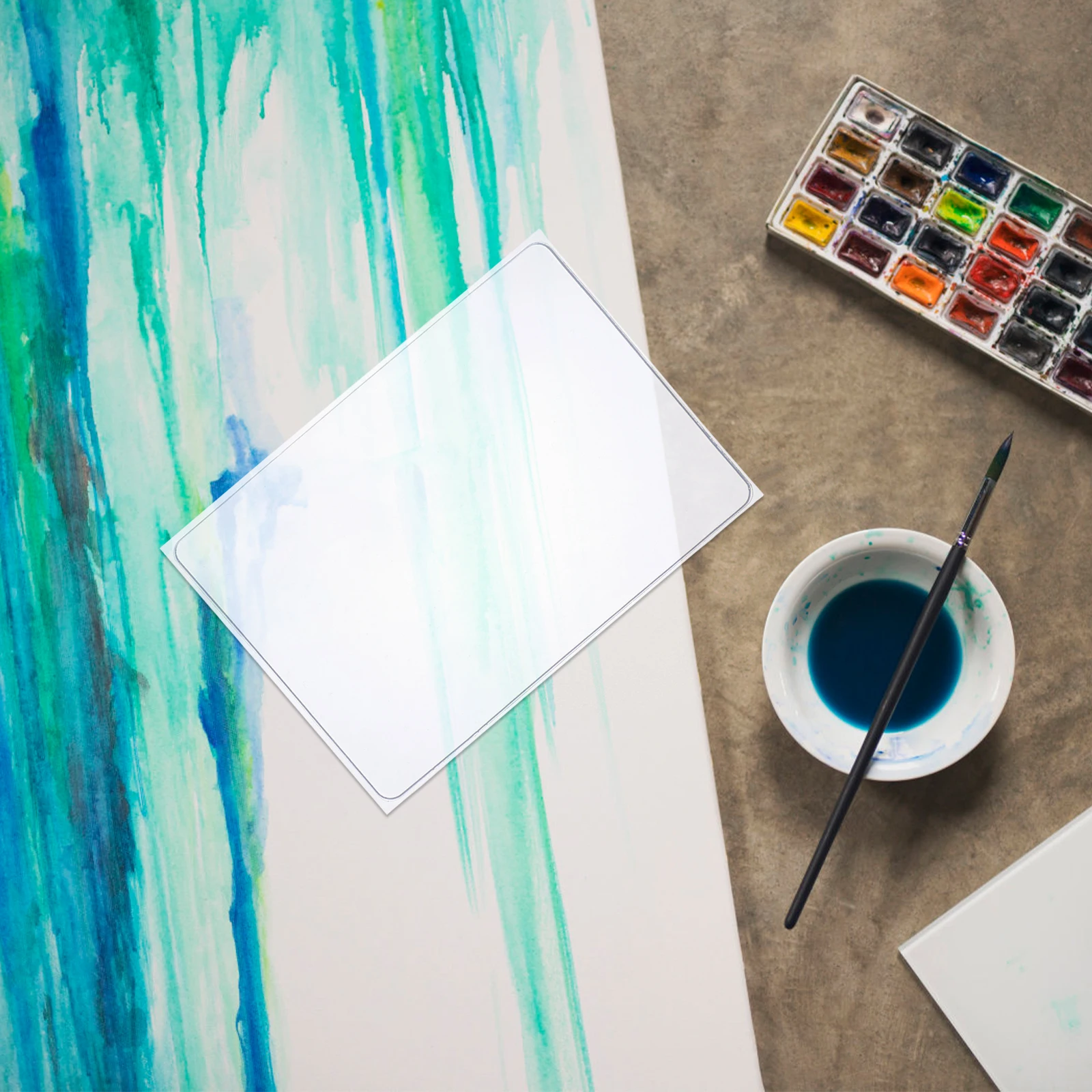 

Kids Gel Printing Plate Painting Art Board For Printmaking Reusable Gel Monoprinting Plate For Diy Crafts Monoprinting Supplies