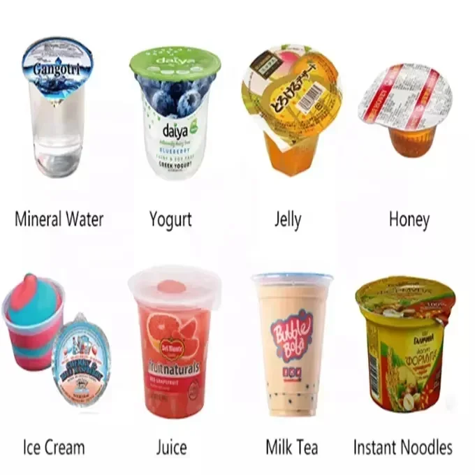 Equipamento para Chá de Bolhas de Iogurte, Máquina de Selagem de Copos de Leite Boba Totalmente Automática, Plástico Y