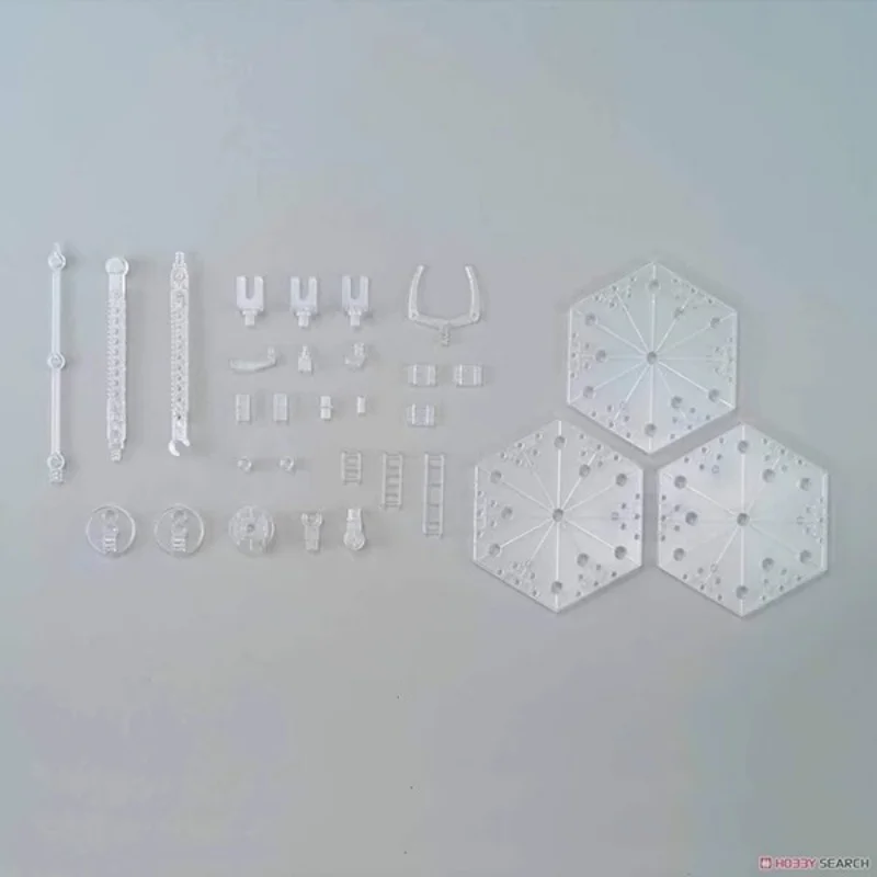 반다이 오리지널 액션 베이스 CLERA 4 HG/MG/RG 블랙 투명한 지원 액션 피겨 모델 장난감 어린이를위한 소장 선물