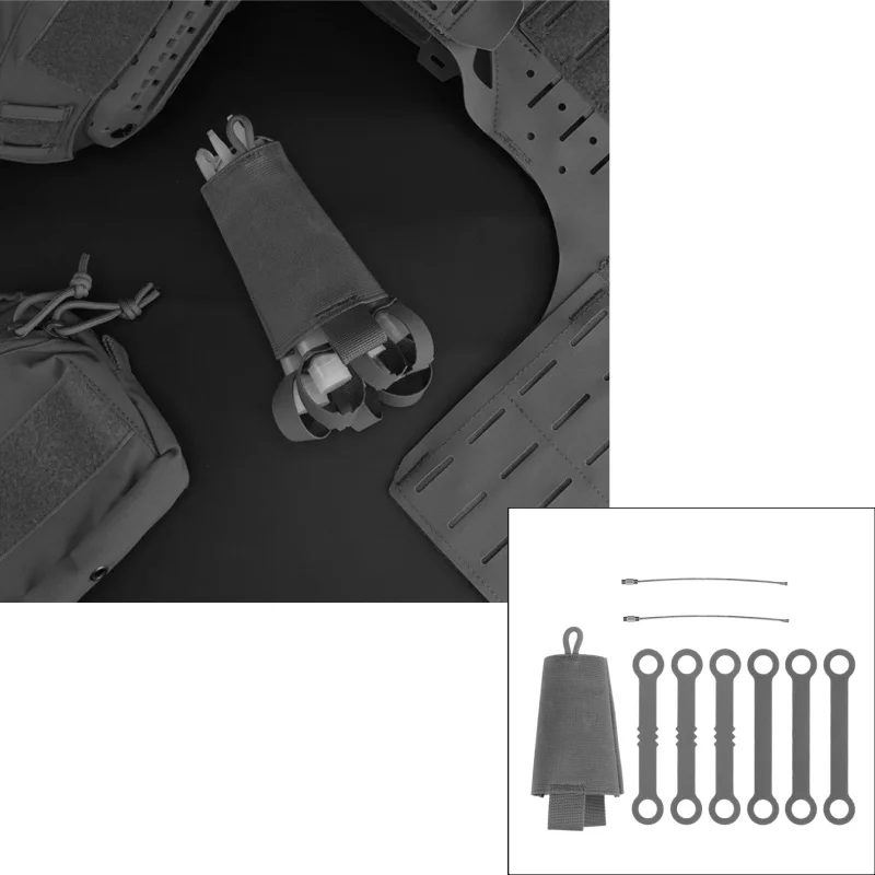 

Hunting Glow Stick Storage Pouch | Water Resistant MOLLE Compatible Holder | For Hunting Equipment Accessories