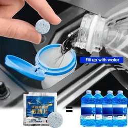 20/100PCS Ultra Concentrated Glass Water Effervescent Tablets Car Windshield Cleaner Car Vehicles Windshield Solid Soap Piece