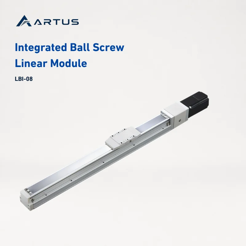Precision Ball Screw Linear Module Integrated Enclosed Linear Actuator 200W 400W LBI-08 For Industrial Automation Equipment